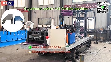 Mobile Greenhouse gutter machine Portable gutter machine for sale