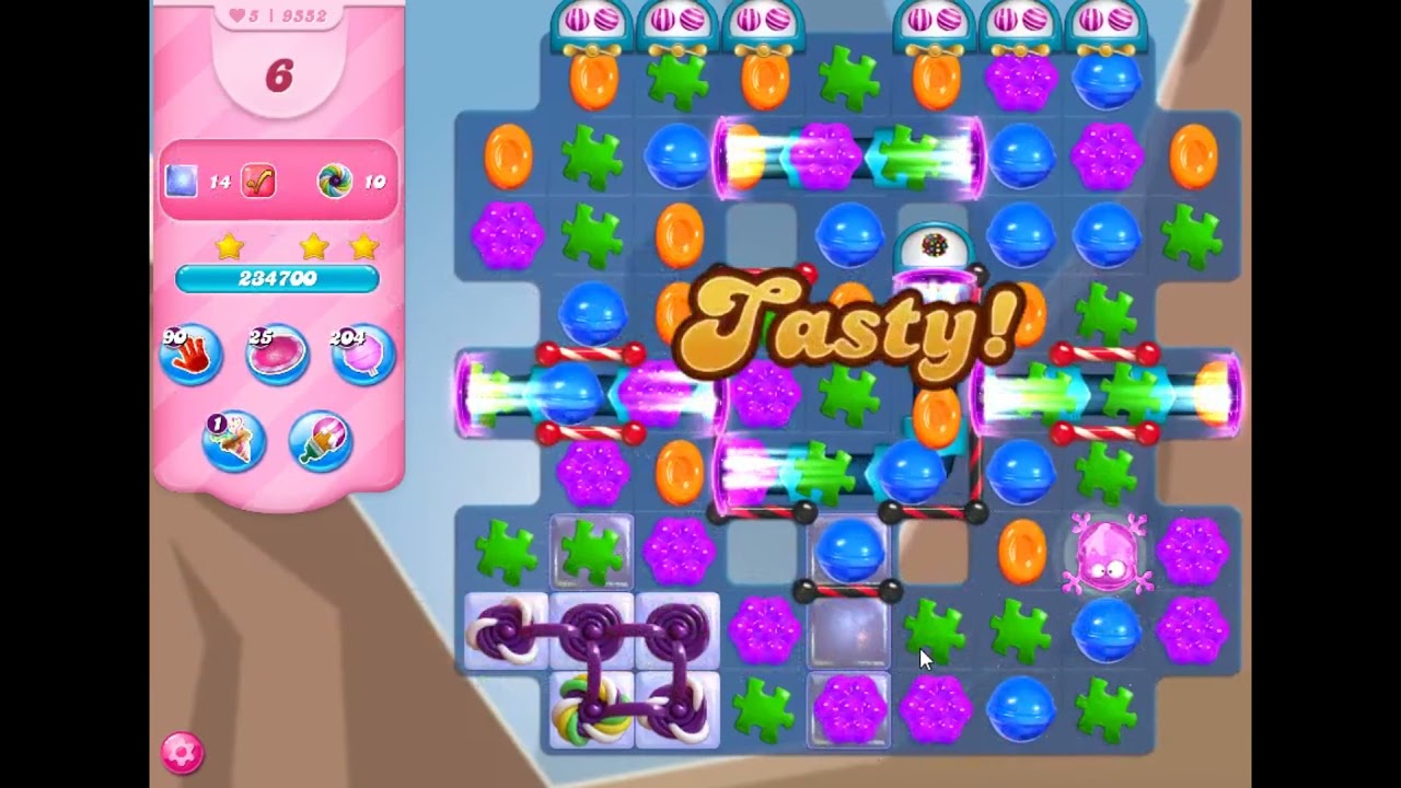 キャンディ Candy Crush Saga Level 9552 - NO BOOSTERS | SKILLGAMING ✔️ - YouTube