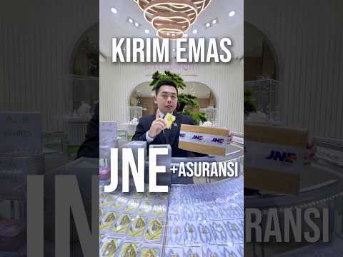 Beli Emas Batangan bisa kirim keluar Kota pakai JNE +Asuransi #investasiemas #ahmadrifaisarji #antam
