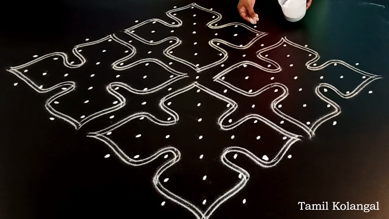 Thai 1 pongal special kambi kolam|sankranthi muggulu 2022|bhogi pandigai kolam 15 dots|pongal kolam