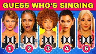 Guess Who's Singing ✅🎤 TikTok's Most Viral Songs Edition 📀🎵 Ice Spice, Taylor Swift, Tyla, Doja Cat