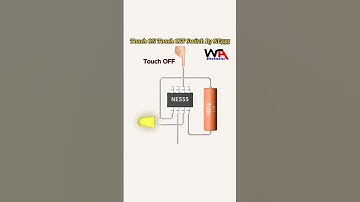 Touch on Touch Off Switch Using NE555 #ne555 #touchswitch #electronicsprojects