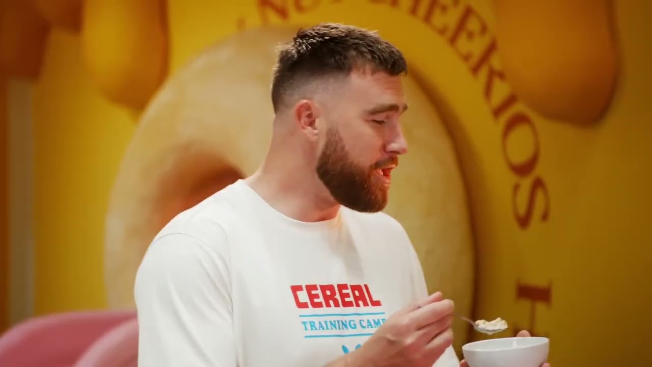 Funny Jason Kelce & Travis Kelce Cheerios Commercial