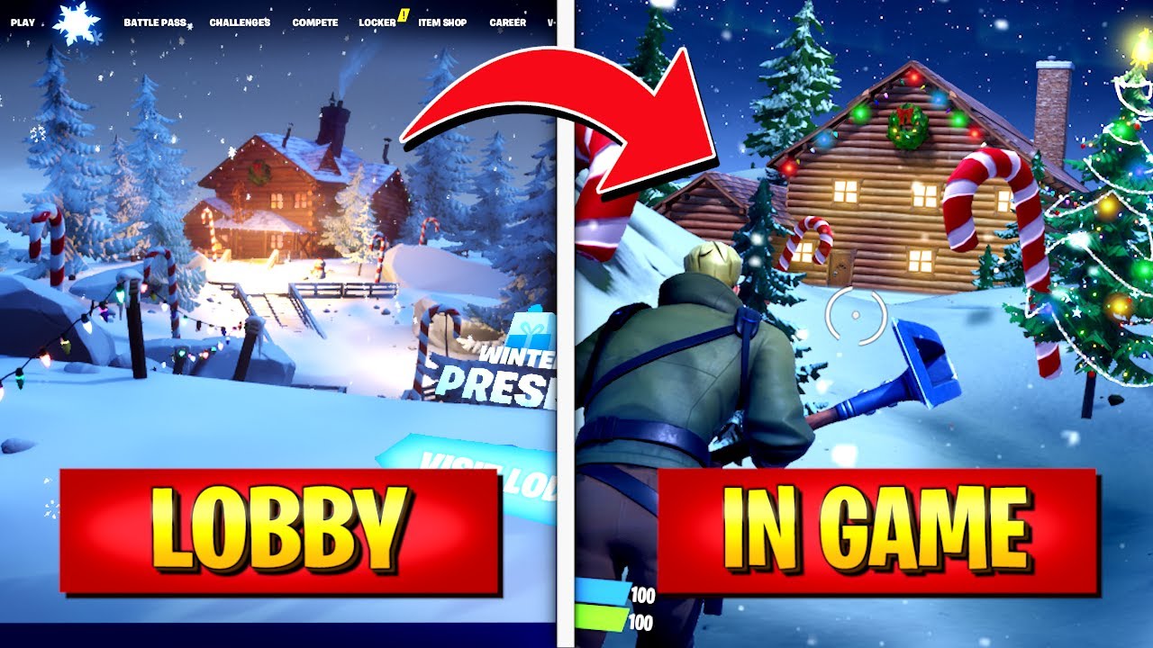 *NEW* PLAYERS FIND THE WINTERFEST LODGE *IN GAME* IN CHAPTER 2! (Battle Royale)