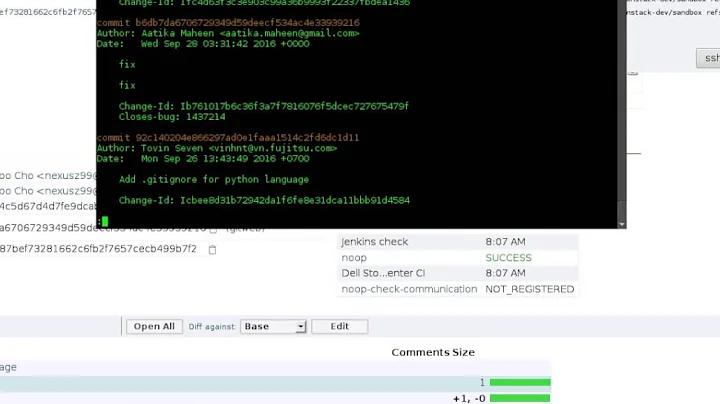Basing Changes on an In-Progress Gerrit Review