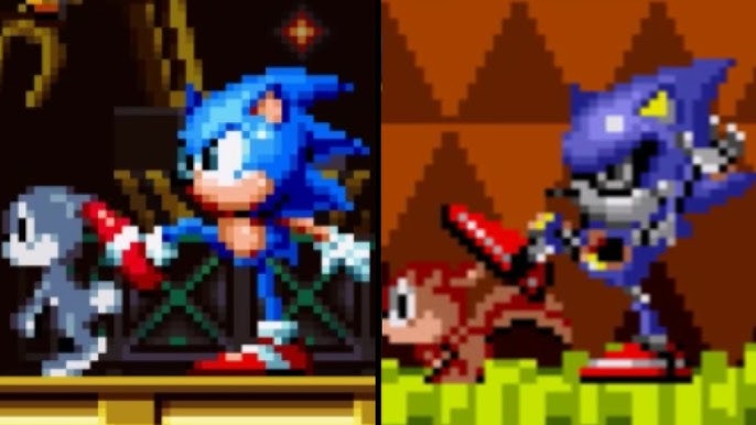 Sans! X on Game Jolt: Super Sonic vs Neo Metal Sonic