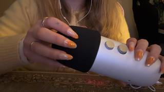 asmr | foam mic cover scratching🏵️(headphones recommended, relaxing, no talking)