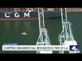 Several shipping containers fall into water at Port of LA