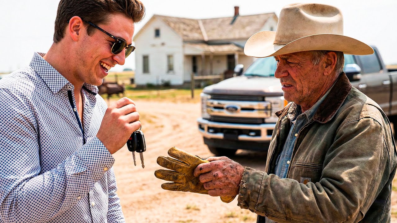“Vamos Ver Se Sobrevive Sem Mim” Riu O Filho Mimado… Não Esperava Que O Pai Criador De Gado Fizesse…