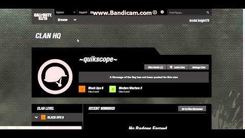 MW3 : How To Make a Elite clan on MW3