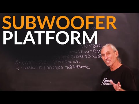 Subwoofer Platform - www.AcousticFields.com