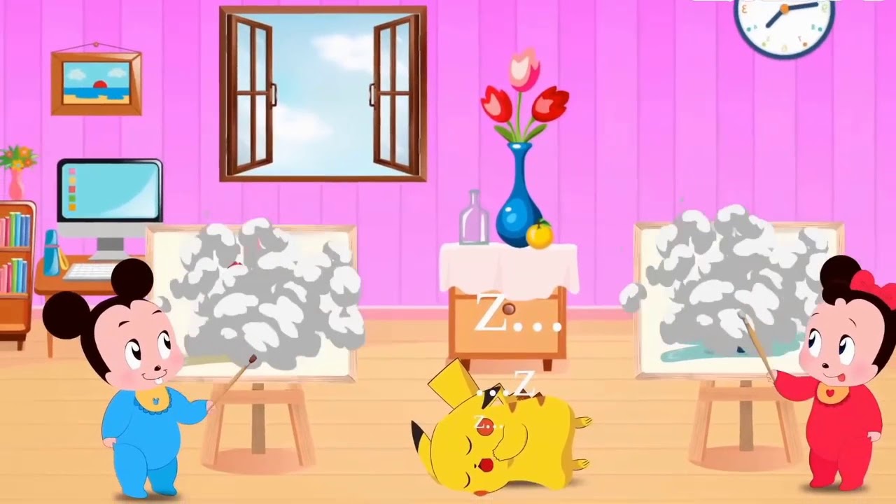 Learn Colors with Mickey Mouse & Minnie Mouse - Nursery Rhymes Song For ...