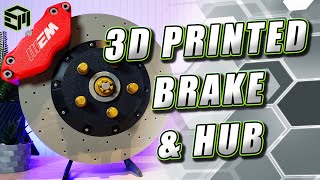 3D Print Your Own Full Scale Brake and Hub Model With LEDs! Full Guide and Free Files!