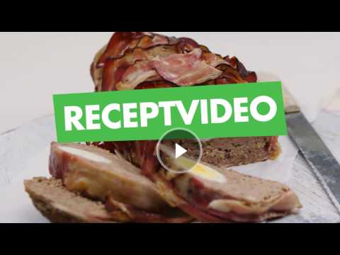 Video: Gehaktbrood Met Ei En Groene Uien