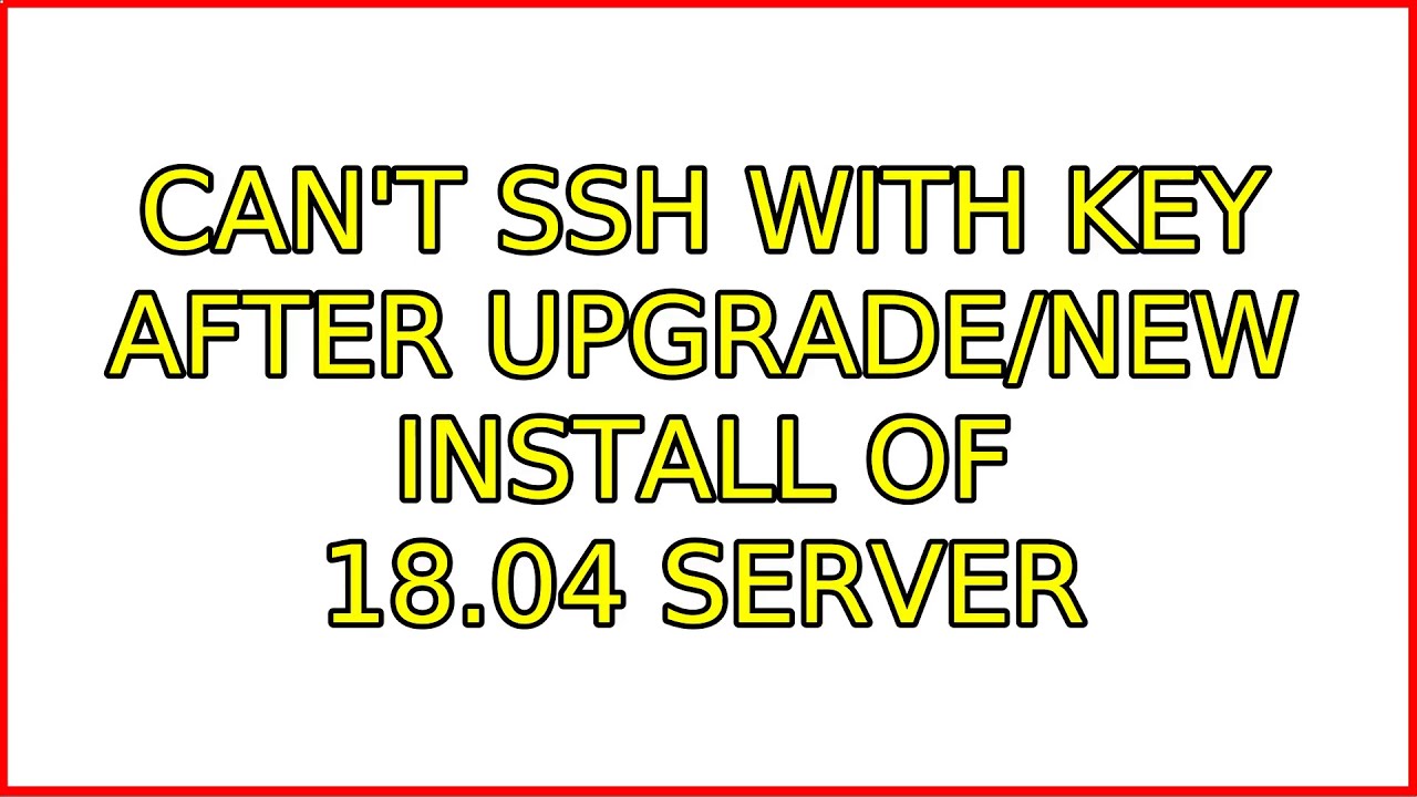 Ubuntu 18.04 ssh server installation Ubuntu 18.04 ssh server installation