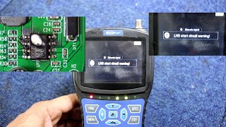 إصلاح جهاز ضبط إشارة الأقمار الصناعية SATFINDER مشكل LNB short circuit