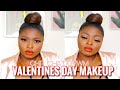 VALENTINES DAY MAKEUP 2021 | CHIT-CHAT GRWM : MAKEUP FOR WOC