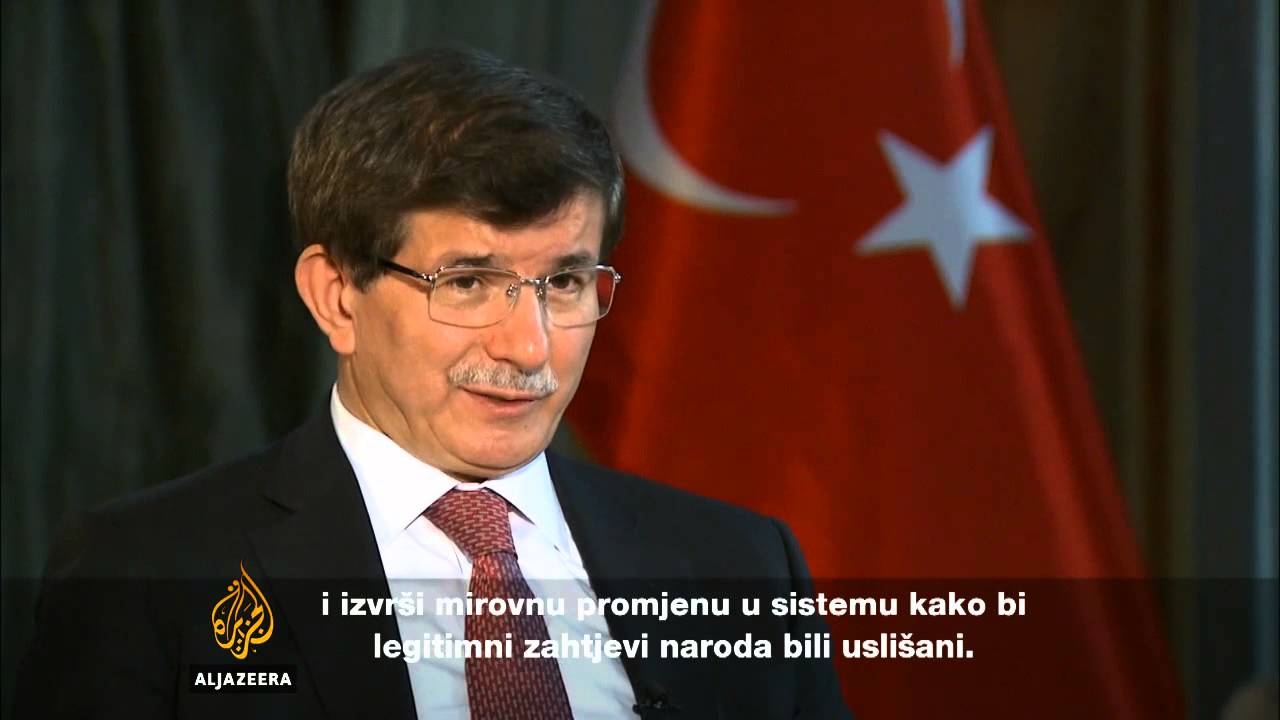 لقناة الجزيرة: أحمد داود أوغلو