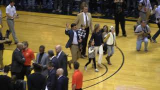 BlueGoldNews.com: WVU fotoball 011219 Neal Brown intro at bball