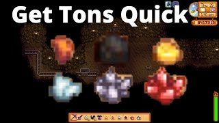 How To Get Tons Of Coal, Copper, Iron, Gold, Quartz, And Fire Quartz!!! (Stardew Valley Guide)