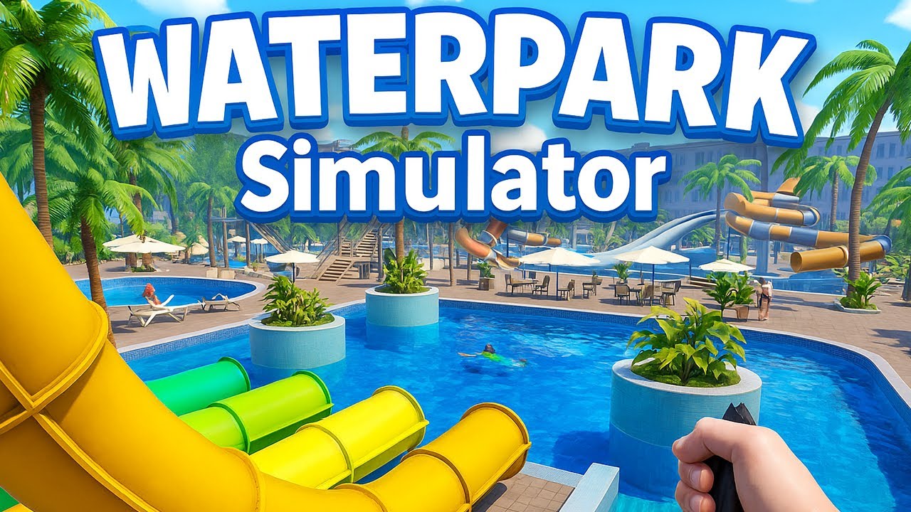 Dive into Fun! 🌊 Waterpark Simulator Gameplay - Build Your Dream Aquatic Paradise! Part-1