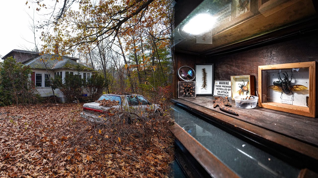 Inside an Abandoned 1980's Time Capsule Hoarder House! - Found Framed Specimens & More!