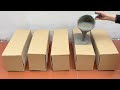 Awesome Technique Making Coffee Table And Flower Pots From Wooden Pallets ,Cardboard Boxes , Cement