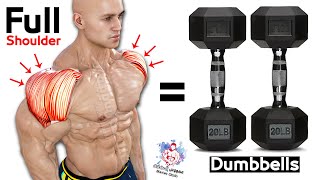 SHOULDER WORKOUT WITH DUMBBELLS AT HOME AND GYM