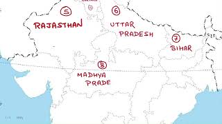 MapCraft | the best place to learn map work | Name of different States with Spelling
