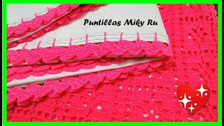 Puntilla en Mantel No. 232 - Miky Ru.