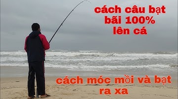 Hướng dẫn câu bạt bãi cách cắt mồi ,móc mồi và ném mồi ra xa ,với cách này thì 100% sẻ câu được cá