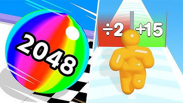 Tall Man Run | Ball Run 2048 - All Levels Gameplay Android, IOS - New Update Levels