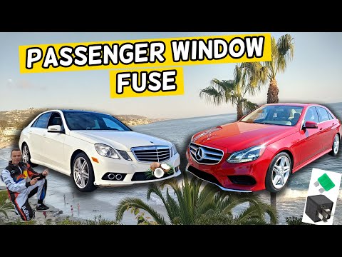MERCEDES W212 E CLASS PASSENGER POWER WINDOW FUSE LOCATION E350 E400 E250 E200 E220 E250 CDI BLUETEC