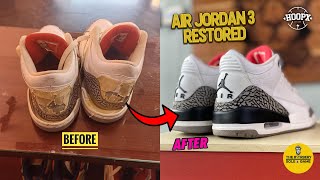 AIR JORDAN 3 RESTORED Best Sneaker Repair Shop in Marikina City