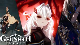 Ronova’s Insane One Finger Battle vs Traveler | feat. Pierro (Cutscene) Genshin Impact 7.0