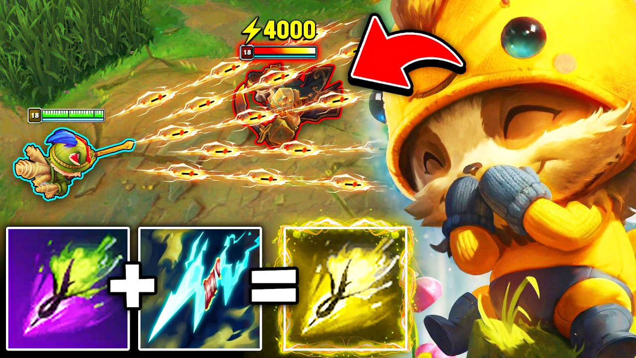 Teemo but I have UPGRADED Darts (ELECTRIC + POISON)