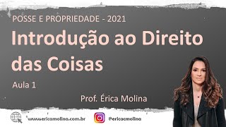 AULA 1 -  INTRODUÇÃO AO DIREITO DAS COISAS