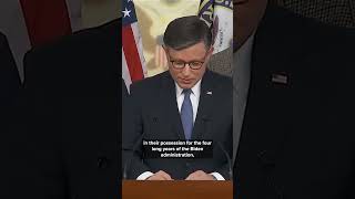 Theyre Trying To Attack President Trump Mike Johnson On Democrats Timing Of Epstein Files Votes