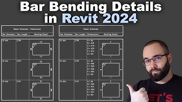 Bending Detail Schedule in Revit 2024 Tutorial