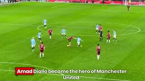 Incredible reaction to Amad Diallo's late goal in Manchester City Vs Manchester United 1-2