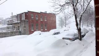 snOMG! Height of Blizzard in Baltimore, MD