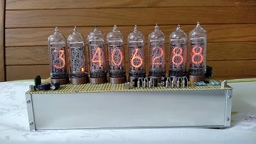 8 Tube IN-14 Nixie Clock Divergence Meter (5)