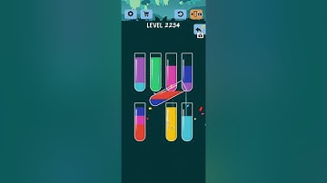 Water Color Sort Level 2231 2232 2233 2234 2235 2236 2237 2238 2239 2240 WalkThrough Solution
