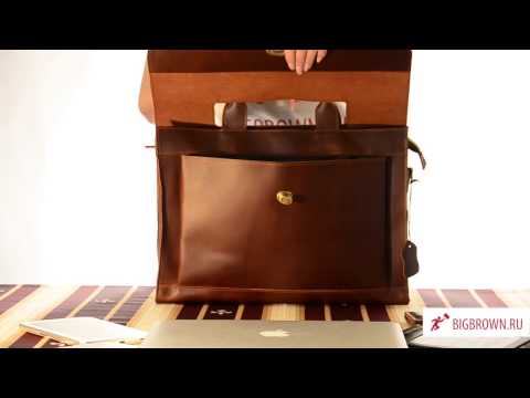 Кожаная мужская сумка Anone Bigbrown Кожаная мужская сумка Anone Bigbrown