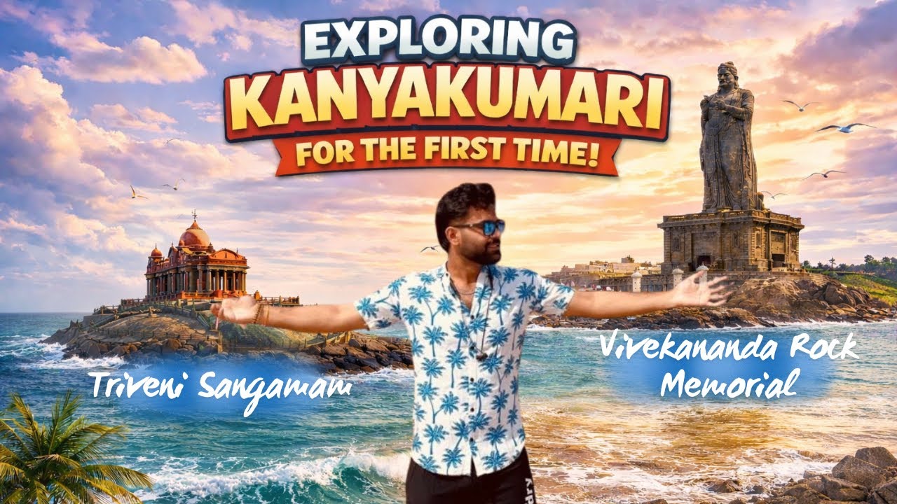 Exploring Kanyakumari for the First Time 🌊 | Vivekananda Rock & Triveni Sangamam