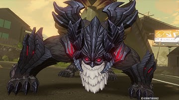 Aether Gazer x God Eater - Dyaus Pita Full Battle Gameplay Collab