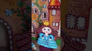 Кукольный настольный театр, расписные королевства #art  #dolls #toys_svetapon #shorts