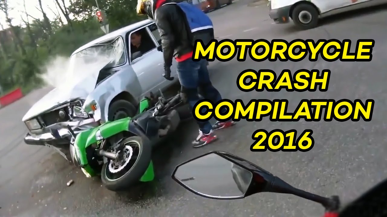 MotorCycle Crashes Compilation 2016 (Part 9)