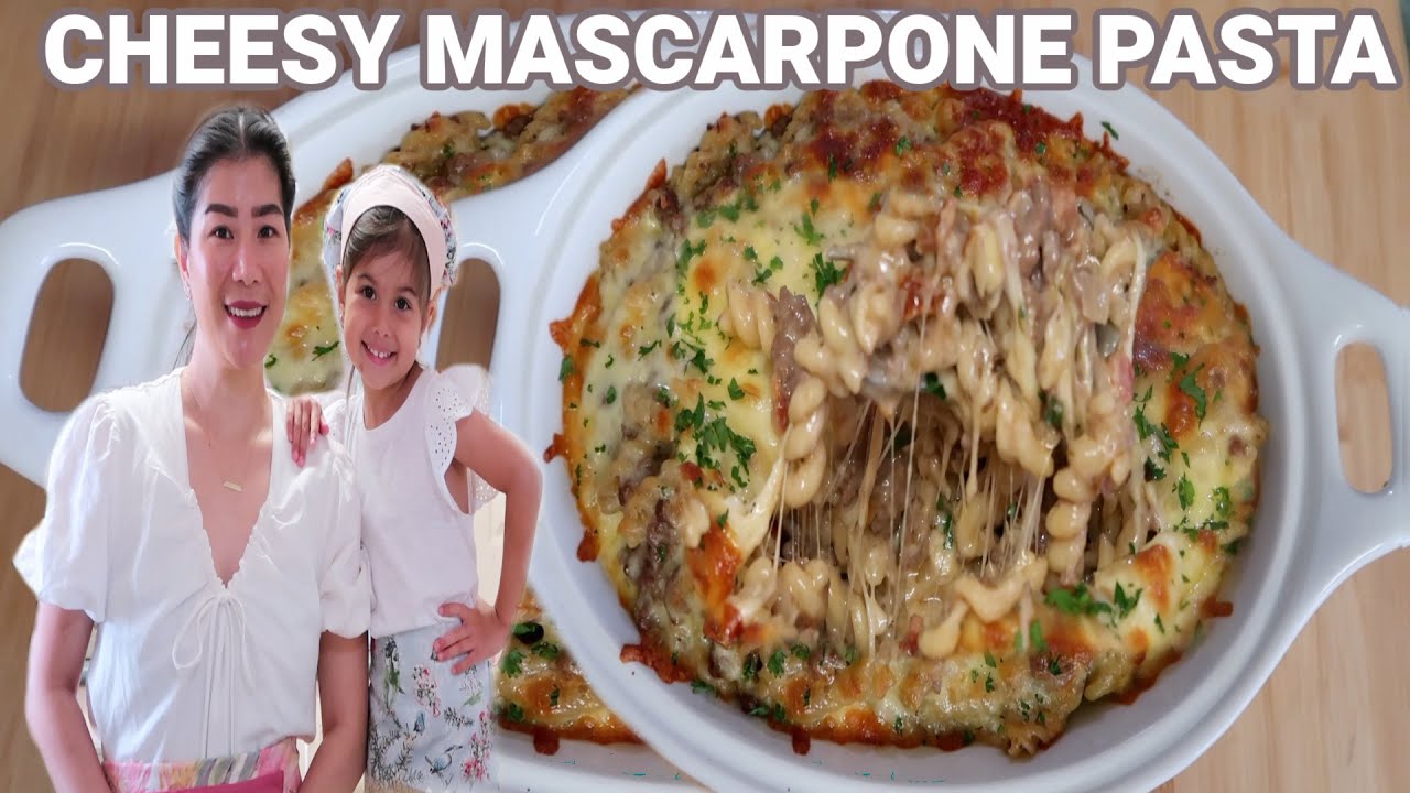 CREAMY CHEESY MASCARPONE PASTA