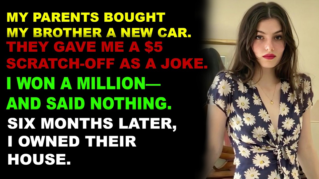 My Parents Gave My Brother a Car and Me a Scratch Card — I Became a Millionaire